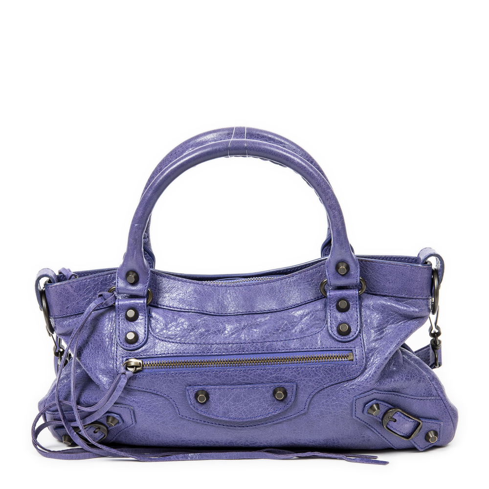 Balenciaga Purple Shoulder Bag